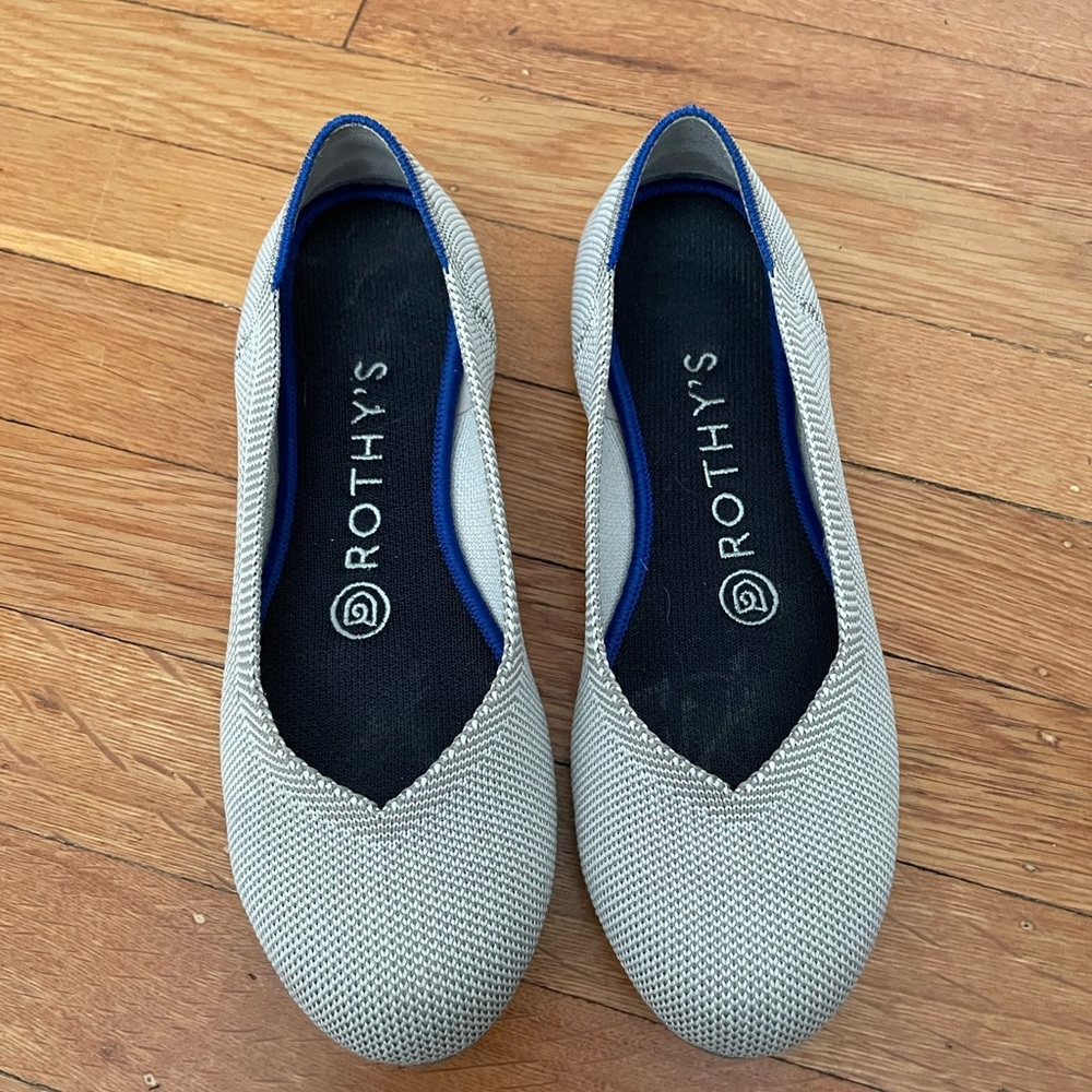Rothy’s flax birdseye flats 5.5